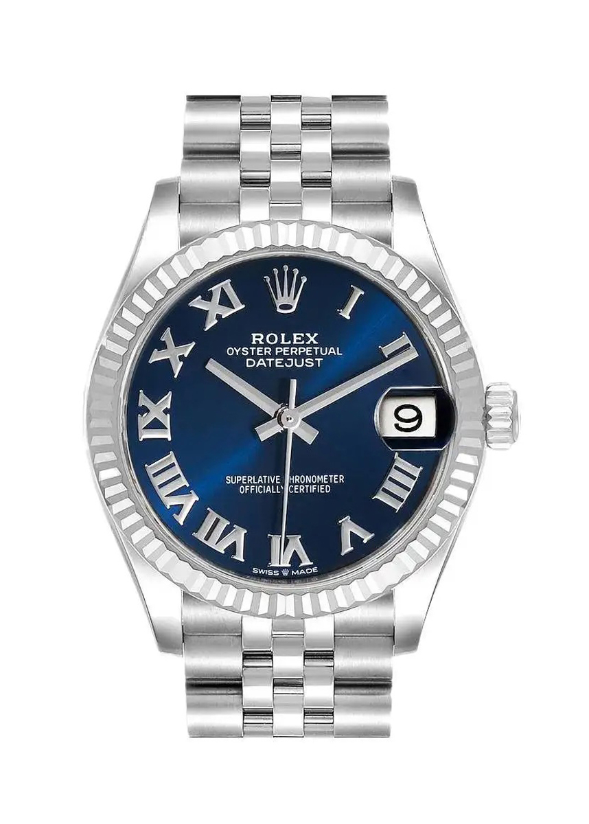 Rolex Datejust 31 Blue Roman Dial Ladies 278274